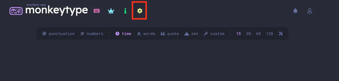 Korean typing practice screenshot